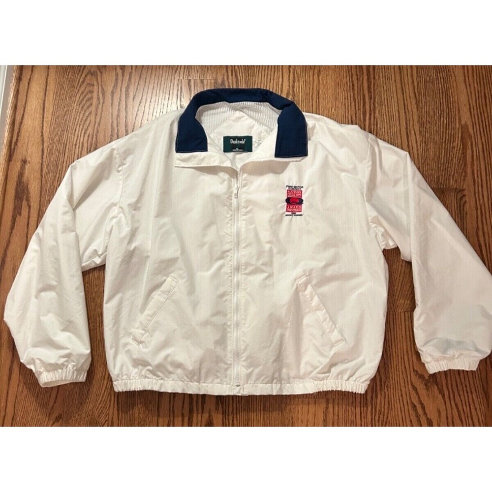 Vintage  Dunbrooke Men Jacked Windbreaker Rainjacket Ford Motor Company 1996  XL